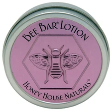 Small Bee Bar Solid Lotion by Honey House Naturals (0.6 Oz.)