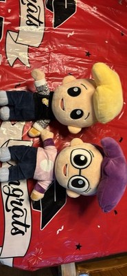 The Loud House Lincoln Loud & Clyde McBride Plush Doll Lot 6-14in 2017