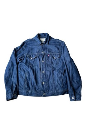 Levi's Wellthread Trucker Jacke Herren mittelblau herausnehmbares Innenfutter Big E
