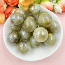 Gold Powder For Bracelet Earring Making Round 10pcs DIY Jewelry Accessories *