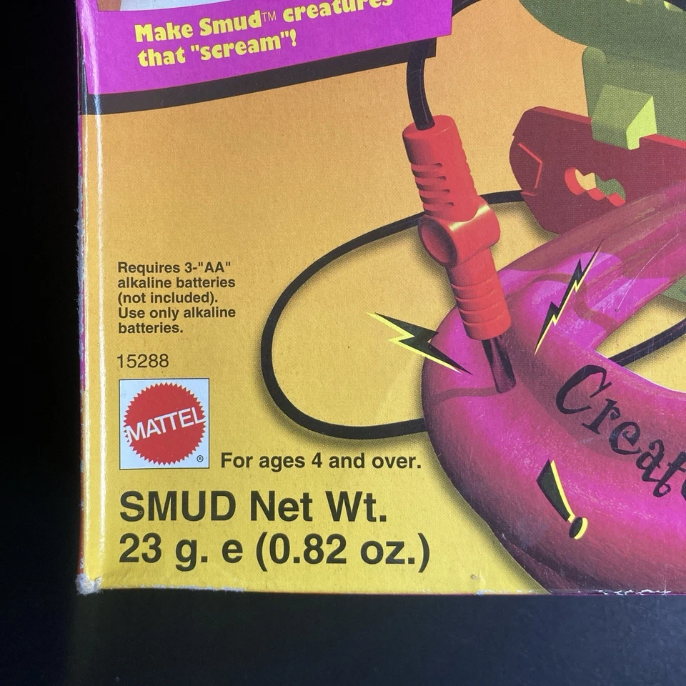 Vintage Nickelodeon Smud Tuner 1995 Mattel 15288 New In Box Rare Set VTG - Image 4 of 4