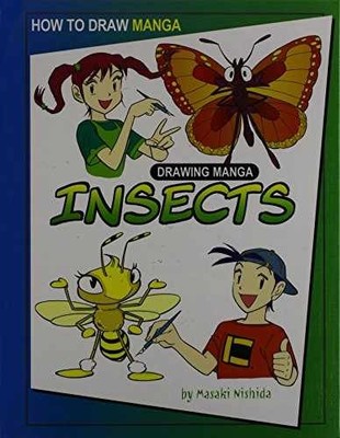 Drawing Manga Insects (How to - Library Binding, by Nishida Masaki - Acceptable