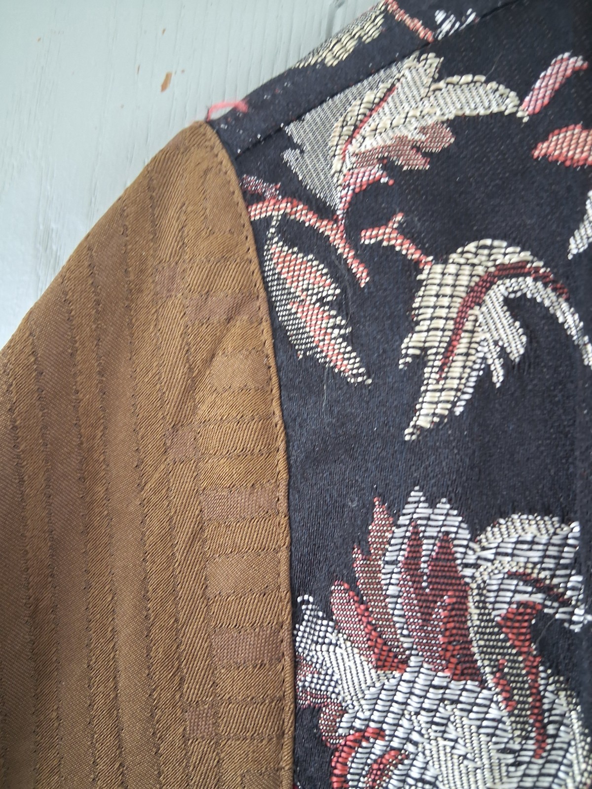 Sandy Starkman Patchwork Jaquard Jacket Womens Sm… - image 5