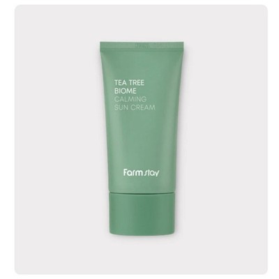 Farmstay Tea Tree Biome Calming Sun Cream SPF50+/PA++++ - NEW