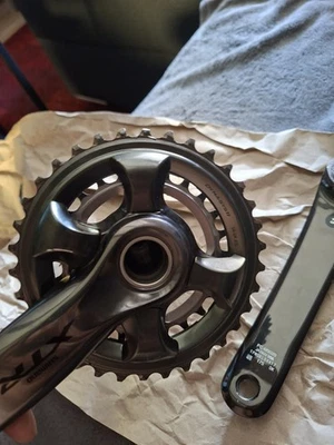 Shimano XTR 2 Fachkurbel 175 mm - 34/24. FC-M9020- GEBRAUCHT - Bild 1 von 4