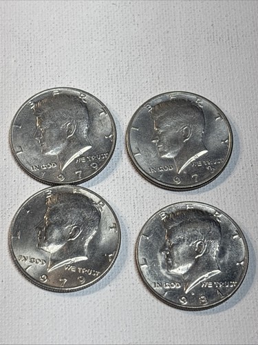 Kennedy Set 1979,1973,1981 P Half Dollar Coins Nice Condition - Picture 1 of 5