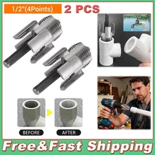 PVC Pipe Threader Kit: Integrated Internal/External Cutting Tool for Pipes