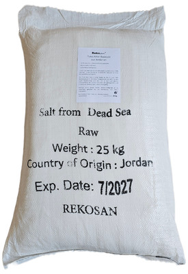 Rekosan Totes Meer Salz 25 kg Badesalz aus Jordanien Meersalz grob