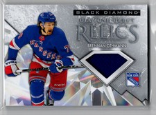 2024-25 Upper Deck Black Diamond Debut Relics Jersey Brennan Othmann New York
