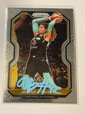 Los Angeles Sparks AMANDA ZAHUI B. Signed WNBA Card