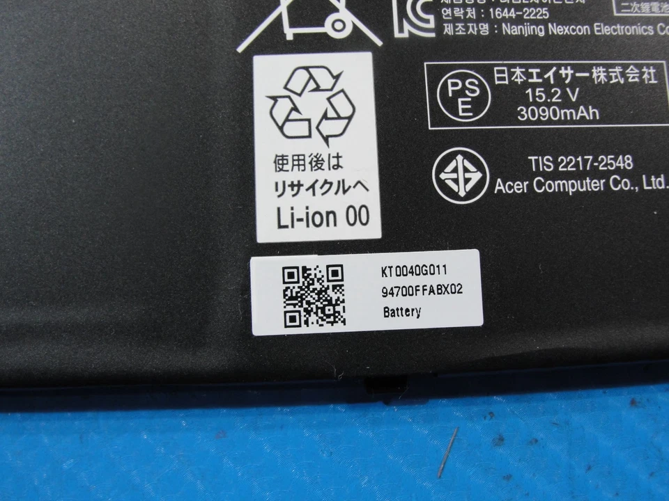 Batería Acer Aspire 5 A515-43-R19L 15.6" 15.2V 48Wh 3220mAh AC14B8K 71% Foto 2 de 3