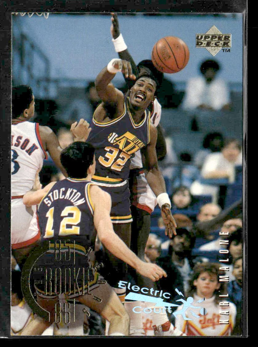 1995-96 Upper Deck #142 Karl Malone Electric Court
