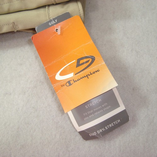 NEW! C9 by Champion Duo-Dry Stretch Khaki Tan Golf Pants Size 40 x 30 - Picture 9 of 14