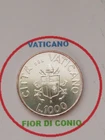 VATICAN CITY 1000 Lire John Paul II 1991 SILVER COIN UNC (VC52)