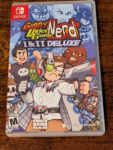 ANGRY VIDEO GAME NERD I II DELUXE AVGN NINTENDO SWITCH VIDEO GAME COMPLETE CIB