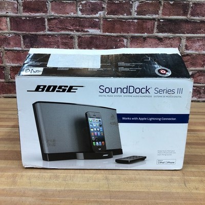 Bose SoundDock Series III Lightning Connector iPod/iPhone Speaker Dock (NEW)