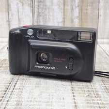 Minolta Freedom 50 Camera - Point And Shoot Focus Free DX Auto 35mm Film
