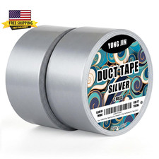 Silver Duct Tape Waterproof, 2 Pack, 2 Inch X 40 Yards Total ??????????