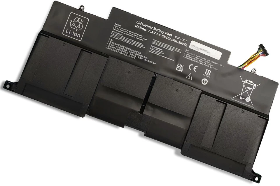 Akku für Asus C22-UX31 Ultrabook ZenBook UX31 UX31A UX31E BX31 BX31A BX31E - Bild 3 von 4
