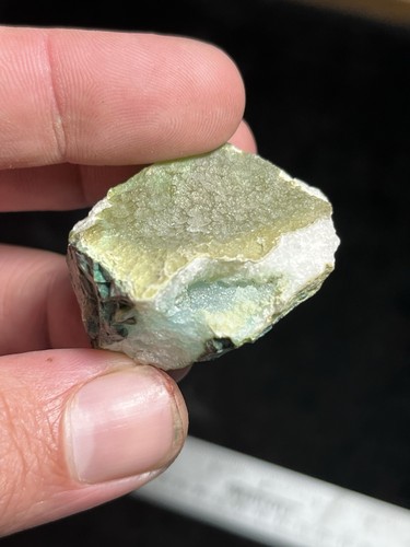 Bagdad Mine Gem Silica Chrysocolla 36.8g Estate Find Old Stock Quartz Geode - Picture 2 of 7