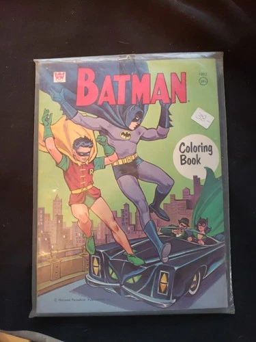 Vintage 1970's BATMAN Large Coloring Book