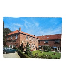 Postkarte AK Bad Bramstedt Hotel Zur Post Gelaufen