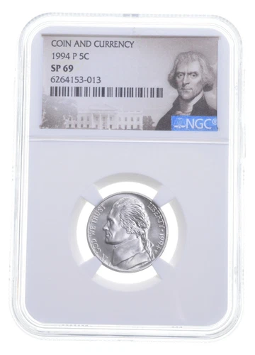 SP69 1994-P Jefferson Nickel Specimen! Rare NGC Matte Finish *5358