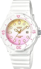 Casio Analog Wristwatch Gloss White x Paste LRW-200H-4E2V