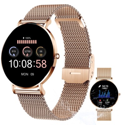 XCOAST SIONA 2 Damen Smartwatch iOS & Android Rosegold (hell)