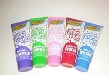 Crayola Bathtub Finger Paint Soap Kids 3oz: Blue Red Green Pink Purple 5 Pieces!