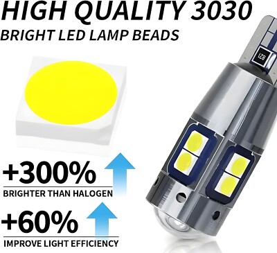 Luci Posizione 10 Led 159 T10 W5w Canbus 100% No Error 440 Lumen Con - Foto 10