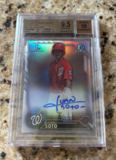 2016 Bowman Juan Soto Refractor Auto #/499 BGS 9.5/10