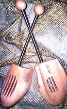 neue M.Spenle ein Paar Schuhspanner Spanner Ellrich A.H.Echt Holz Braun Gr.40/41