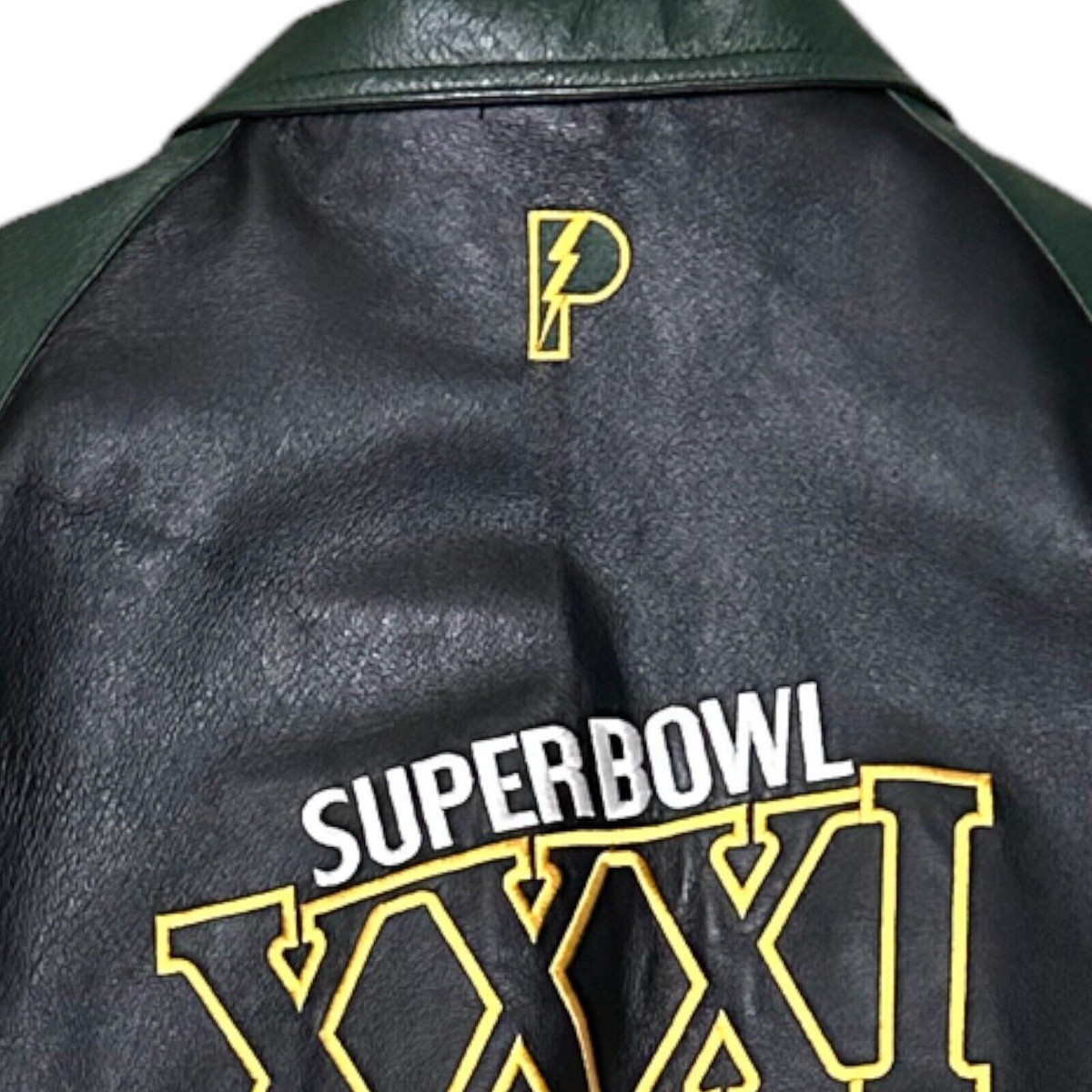 Vintage Green Bay Packers Pro Player Leather Jacket Mens XXL Vintage Green Bay Packers Pro Player Leather Jacket Mens XXL