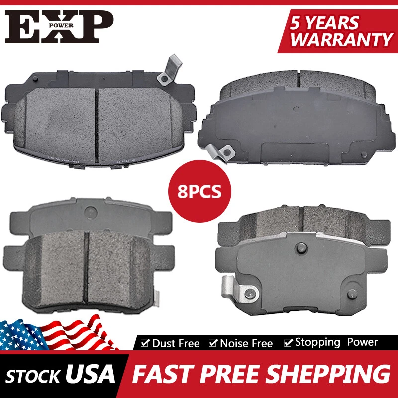 Pastillas de freno delanteras y traseras de cerámica para Honda Accord 2016-2017 Foto 3 de 4