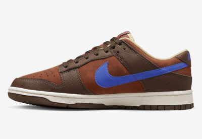 Nike Dunk Low Retro PRM Men's Shoes Cacao Wow Comet Blue Sz 8 DR9704 200