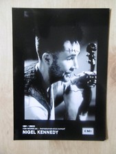 Nigel Kennedy autograph signed 13x18 cm picture B/W