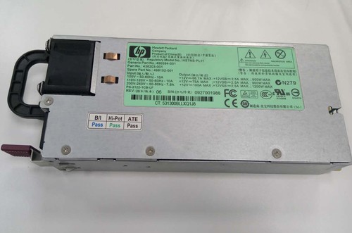 Lot 2 Alimentations HP 1200W - HSTNS-PL11 / 490594-001 / 438203-001 - Mining - Occasion