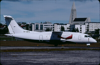 ZRH18  Original aircraft slide/Dia  Untitled Do328 TF-NPA - Kodachrome