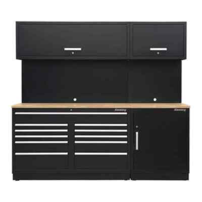 Sealey Modular Storage System Combo - Oak Worktop Garage Workshop DIY