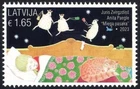 Latvia 2023 (07) Fairy Tales - Sleeping Fairy Tale - Cat - Sheep