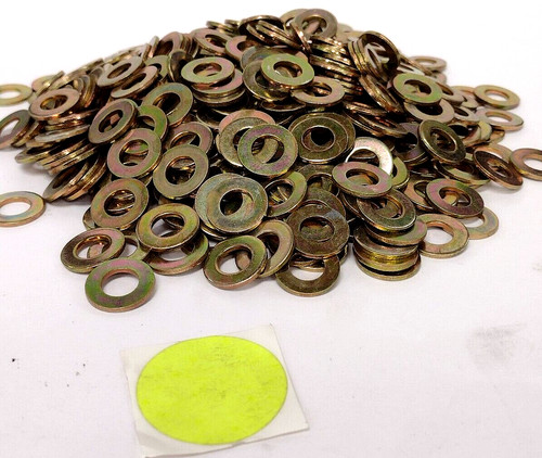 NAVISTAR M8 WASHER STEEL YELLOW ZINC FINISH 18MM OD 8MM ID 934675R1 LOT OF 500