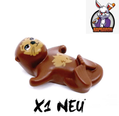Lego    1x Otter   Sea Otter   Tier   Reddish Brown   3592pb01   Neuware