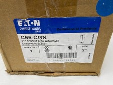 Crouse-Hinds C65-CGN 2" C Conduit Outlet Body w/Cover & Neoprene Gasket