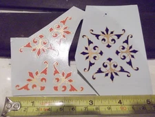 Fancy water transfer decals for old candy scale or safe or ? 