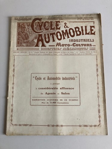 ANCIENNE REVUE CYCLE et automobile bis vintage EUR 7,90 - PicClick FR