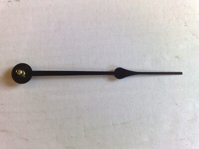 Uhrzeiger Minutenzeiger schwarz-glänzend groß aus Metall