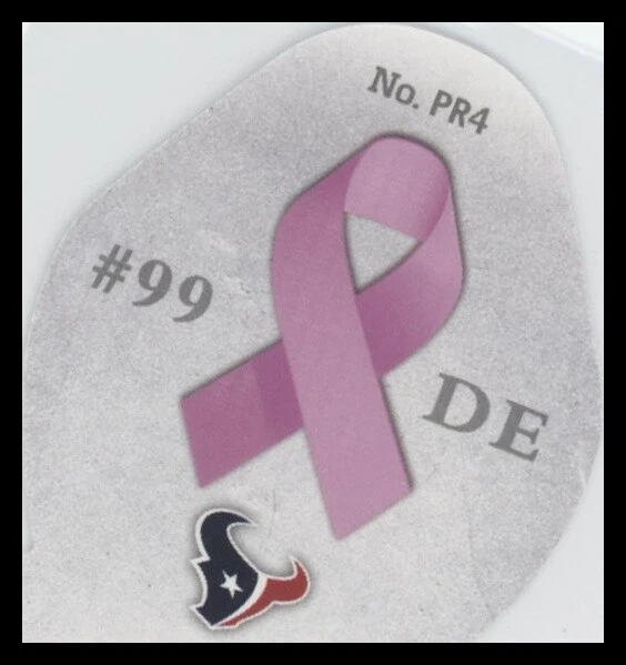 #PR4 J.J. Watt 2015 Panini Crown Royale Pink Ribbons Die Cuts - Image 2 of 2