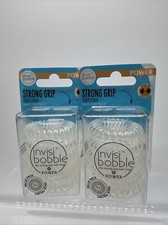  2 Invisibobble Spirals Multipack Power Clear Hair Rings 5pc Each COMBINESHIP