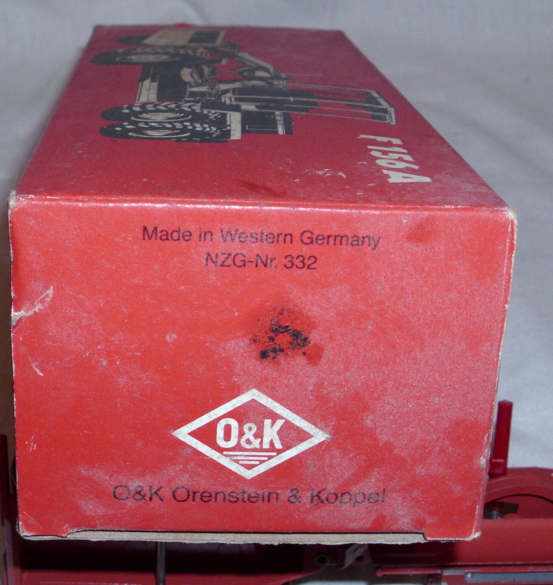 O&k F 156 A Motoniveladora Schneider #491.4 NZG 1:50 Emb.orig Rareza